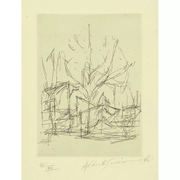 Alberto Giacometti — L'Arbre V — Galerie Kornfeld