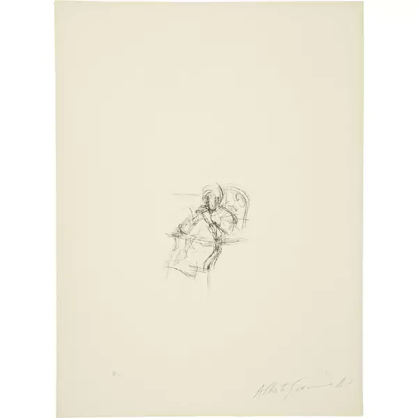 Alberto Giacometti — La Mère de l'artiste assise III — Galerie Kornfeld