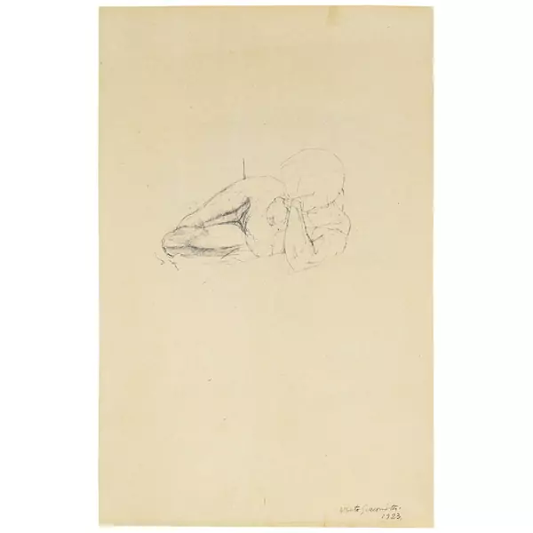 Alberto Giacometti — Nu couché — Galerie Kornfeld