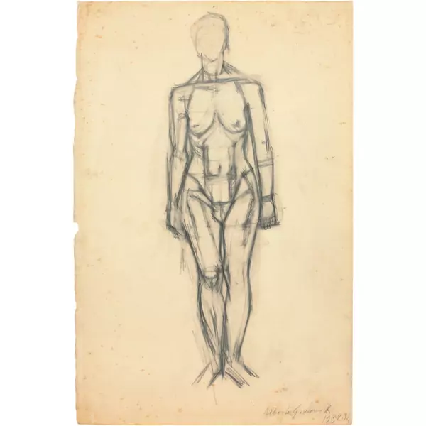 Alberto Giacometti — Nu debout — Galerie Kornfeld