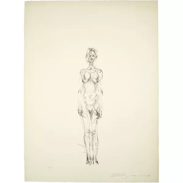Alberto Giacometti — Nu debout II — Galerie Kornfeld