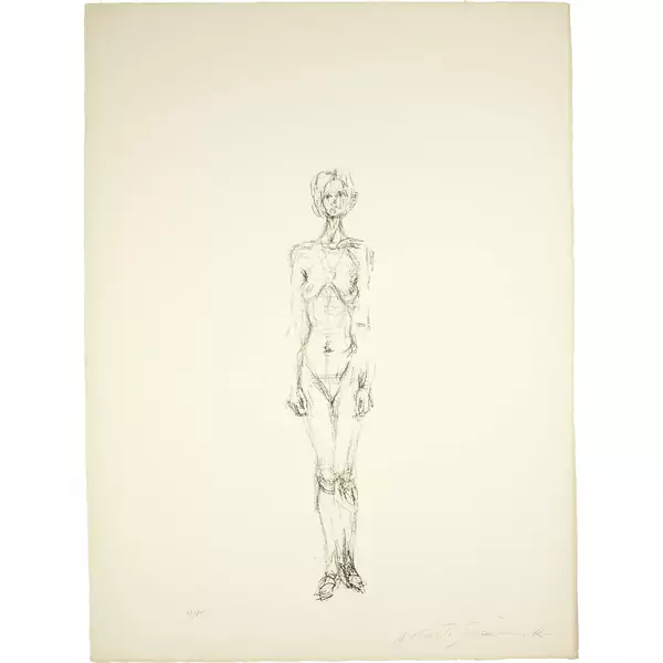 Alberto Giacometti — Nu debout III — Galerie Kornfeld