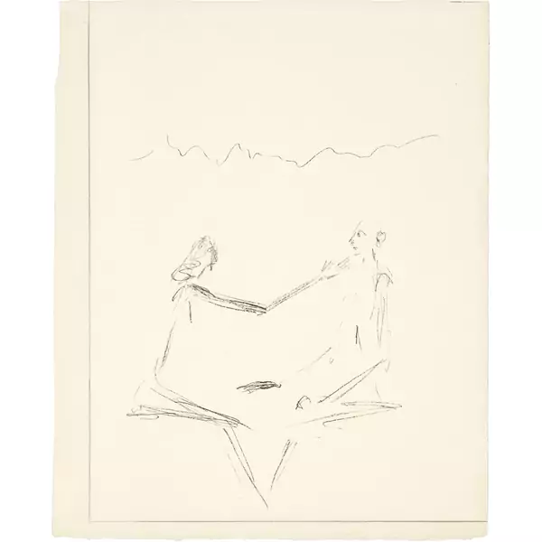 Alberto Giacometti — Couple se cherchant III — Galerie Kornfeld