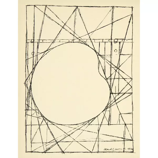 Alberto Giacometti — Tristan Tzara. Ramures. Avec un dessin de Giacometti Paris, Éditions G.L.M., 1936 — Galerie Kornfeld
