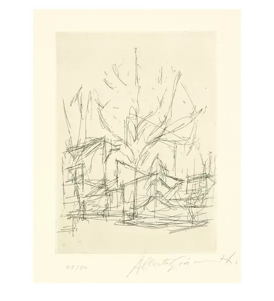 Alberto Giacometti — L'Arbre V — Galerie Kornfeld