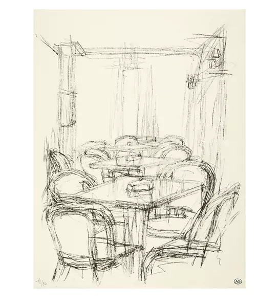 Alberto Giacometti — Paris sans fin - 10 Blatt aus der Suite — Galerie Kornfeld