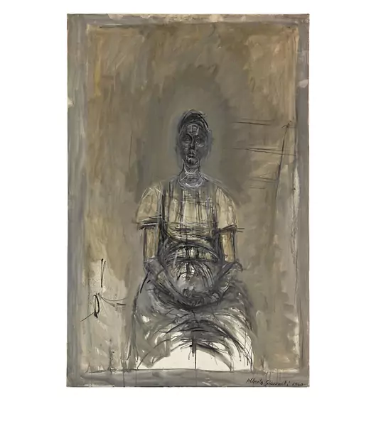 Alberto Giacometti — Femme assise [Aika] — Galerie Kornfeld