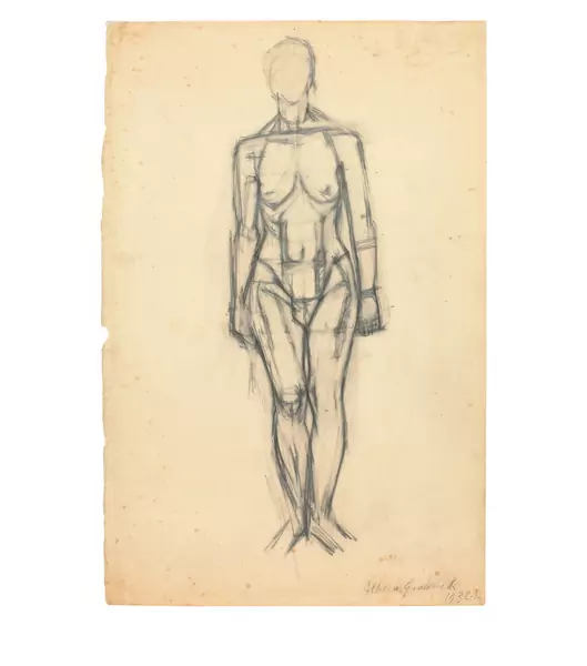 Alberto Giacometti — Nu debout — Galerie Kornfeld