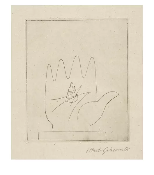 Alberto Giacometti — La main — Galerie Kornfeld