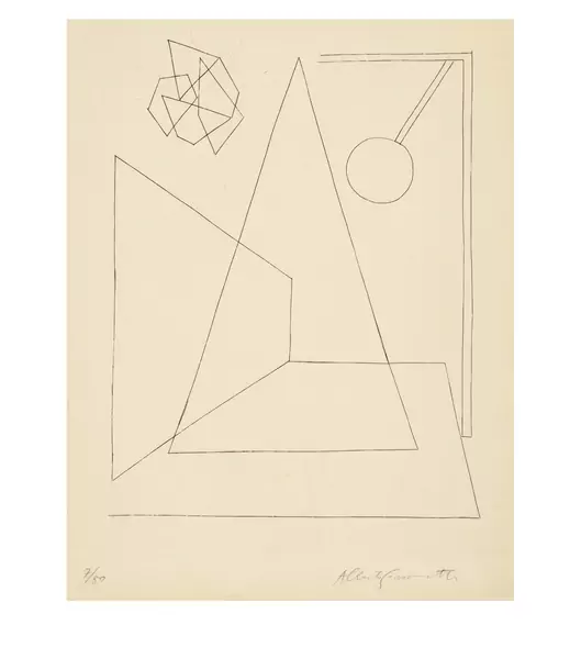 Alberto Giacometti — Composition I Blatt aus "Anatole Jakovski, Album de 23 Gravures" — Galerie Kornfeld