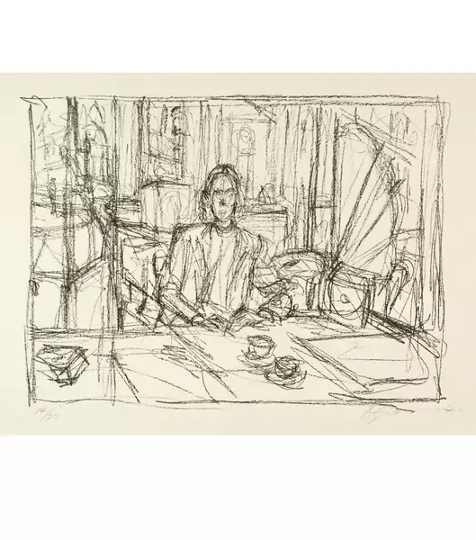 Alberto Giacometti — Au café — Galerie Kornfeld