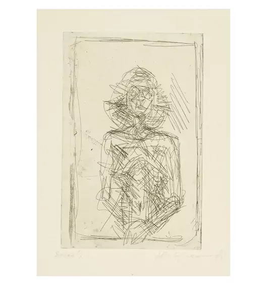 Alberto Giacometti — Buste de femme nue I — Galerie Kornfeld