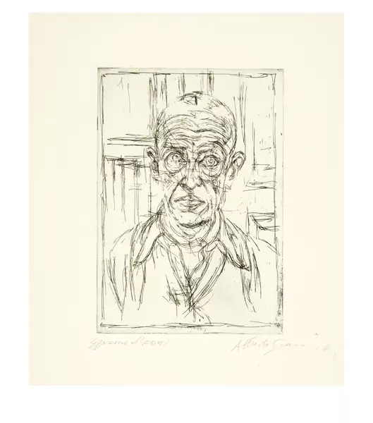 Alberto Giacometti — Michel Leiris I — Galerie Kornfeld
