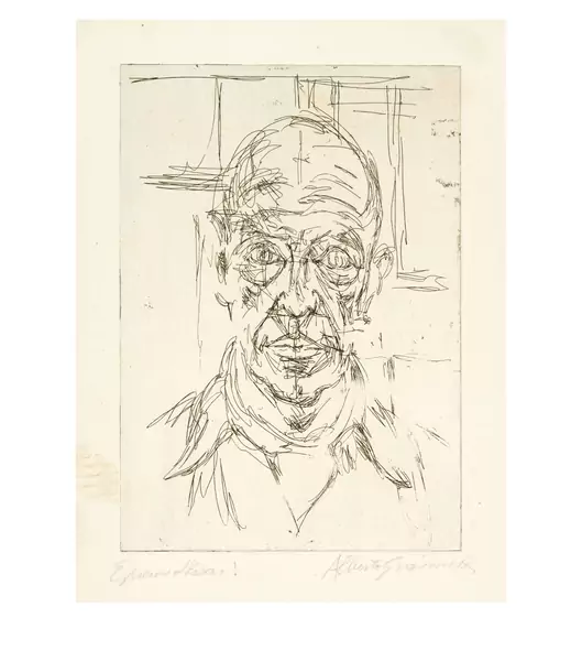 Alberto Giacometti — Michel Leiris II — Galerie Kornfeld