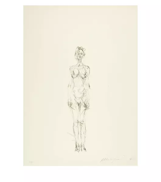 Alberto Giacometti — Nu debout II — Galerie Kornfeld