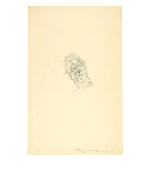 Alberto Giacometti — Jean Genet — Galerie Kornfeld