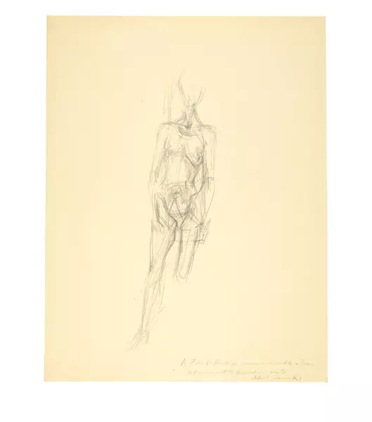 Alberto Giacometti — Nu debout — Galerie Kornfeld