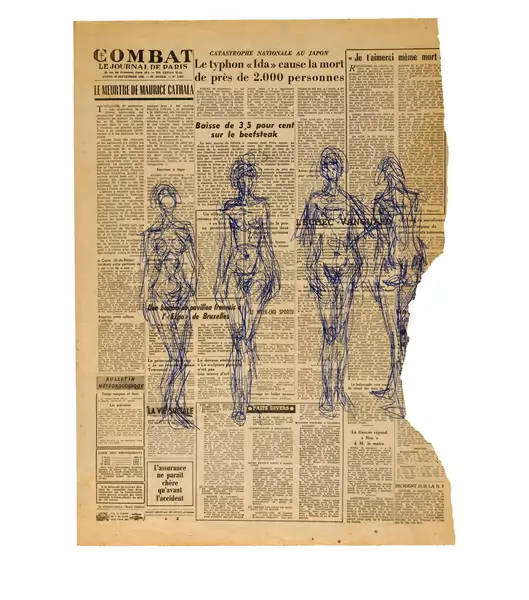 Alberto Giacometti — Quatre femmes nues debout — Galerie Kornfeld