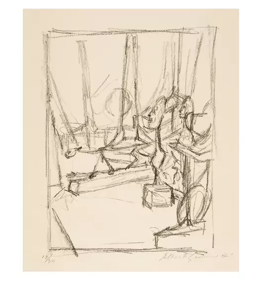 Alberto Giacometti — Le "Chat" dans l'atelier I — Galerie Kornfeld
