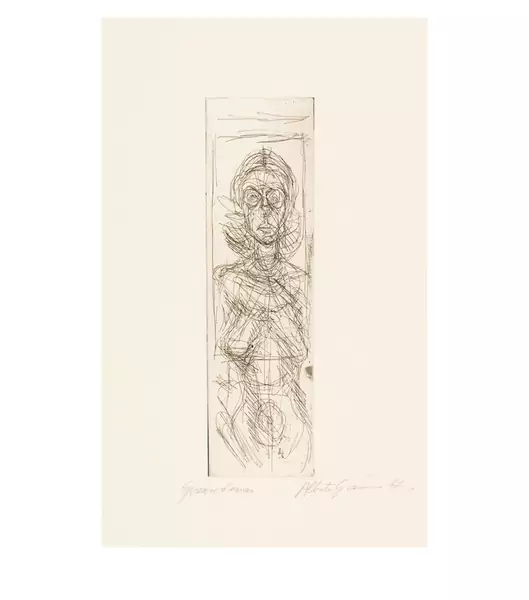 Alberto Giacometti — Annette de face — Galerie Kornfeld