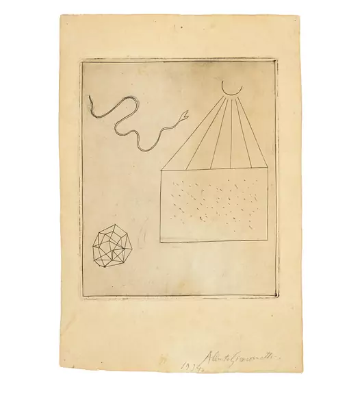 Alberto Giacometti — Le serpent II — Galerie Kornfeld