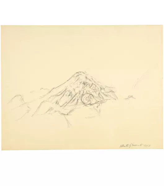 Alberto Giacometti — Montagne du Piz Margna — Galerie Kornfeld