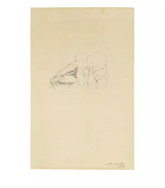 Alberto Giacometti — Nu couché — Galerie Kornfeld