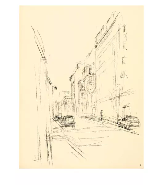 Alberto Giacometti — Paris sans fin Paris, Tériade Éditeur, 1969 — Galerie Kornfeld