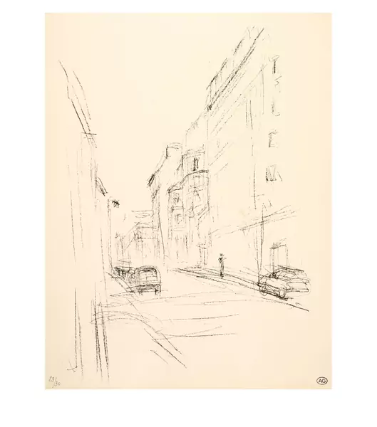 Alberto Giacometti — Paris sans fin Paris, Tériade Éditeur, 1969 — Galerie Kornfeld