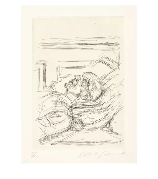Alberto Giacometti — Michel Leiris. Vivantes cendres, innommées Paris, Jean Hugues, 1961 — Galerie Kornfeld