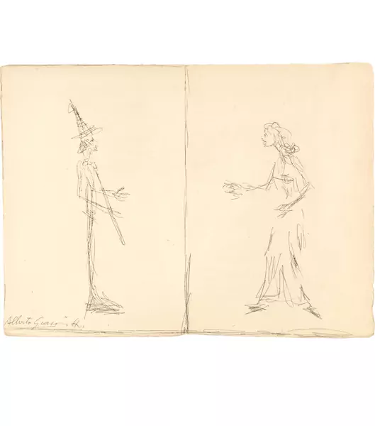 Alberto Giacometti — Gilbert Lély. La folie Tristan Paris, Jean Hugues, 1959 — Galerie Kornfeld