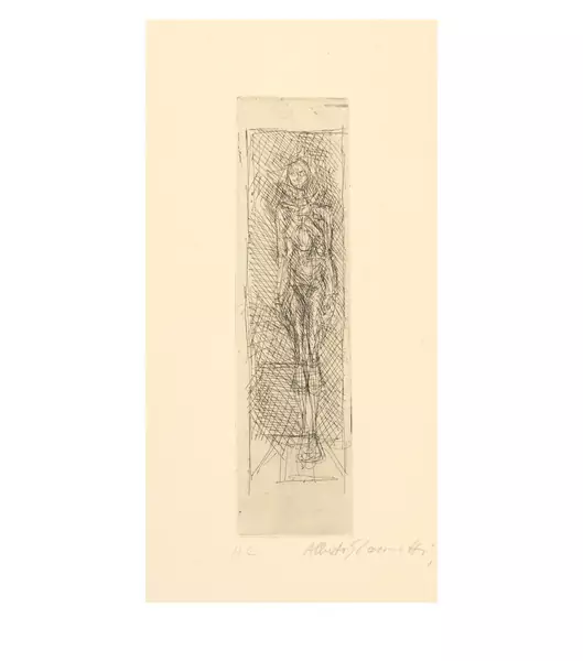 Alberto Giacometti — Femme nue de face II — Galerie Kornfeld