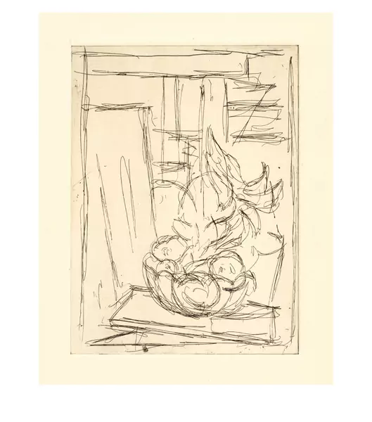 Alberto Giacometti — Fruits dans une coupe I — Galerie Kornfeld