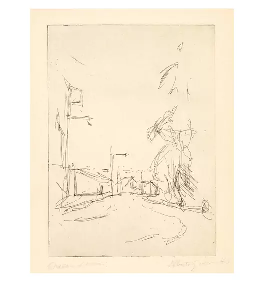 Alberto Giacometti — Faubourg I — Galerie Kornfeld