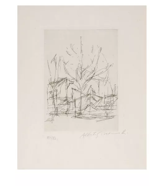 Alberto Giacometti — L'Arbre V — Galerie Kornfeld