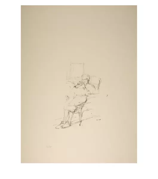 Alberto Giacometti — La mère de l'artiste assise I — Galerie Kornfeld