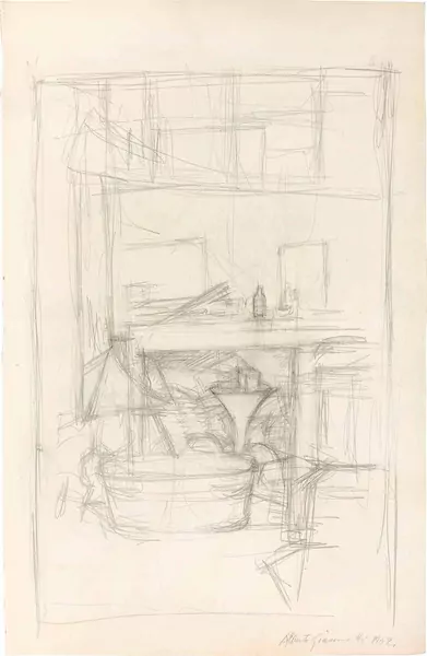 Alberto Giacometti — Im Atelier — Galerie Kornfeld