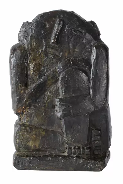 Alberto Giacometti — Personnage accroupi – Petit homme accroupi — Galerie Kornfeld