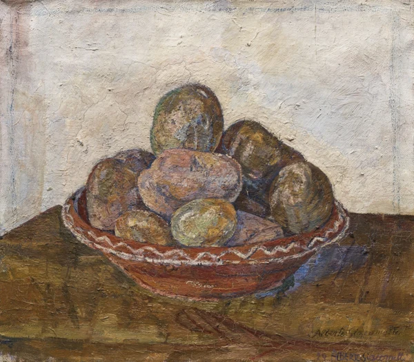 Alberto Giacometti — Stillleben mit Kartoffeln, 1924