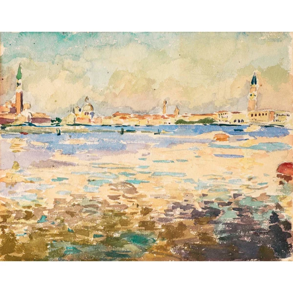 Alberto Giacometti — VENEDIG, VON DER LAGUNE AUS GESEHEN VENISE, SEEN FROM THE LAGUNE