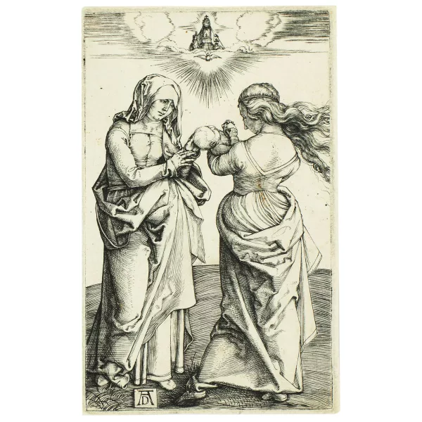 Albrecht Dürer — Die heilige Anna und Maria mit dem Kinde stehend - Die heilige Anna Selbdritt