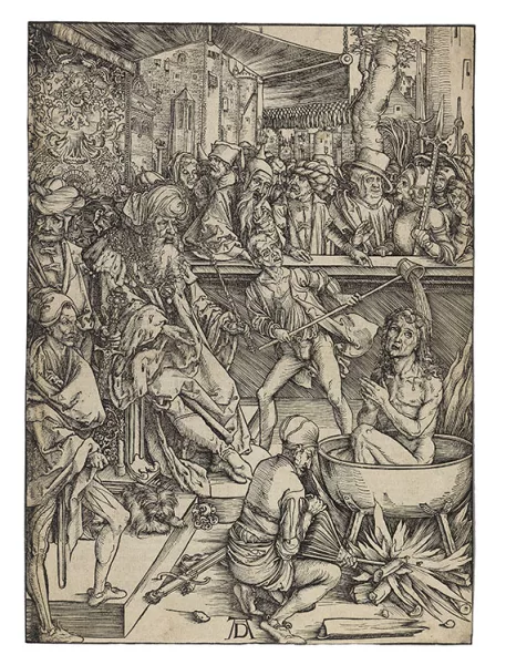 Albrecht Dürer — Apokalypse: Die Marter des Evangelisten Johannes