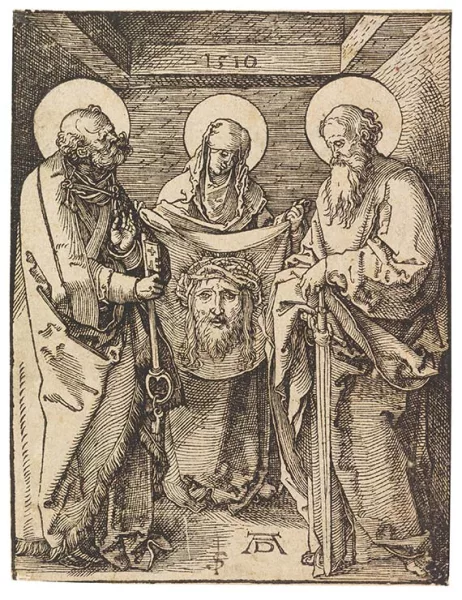 Albrecht Dürer — Veronika zwischen St. Peter und Paul