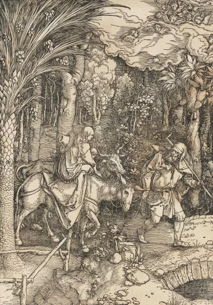 Albrecht Dürer — Die Flucht nach Ägypten (aus dem Marienleben)