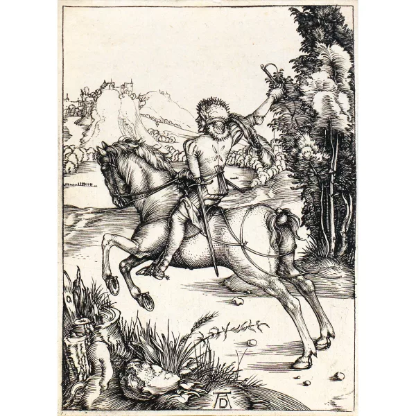 Albrecht Dürer — Galoppierender Reiter - Der kleine Kurier