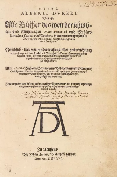 Albrecht Dürer — Opera, 1604.