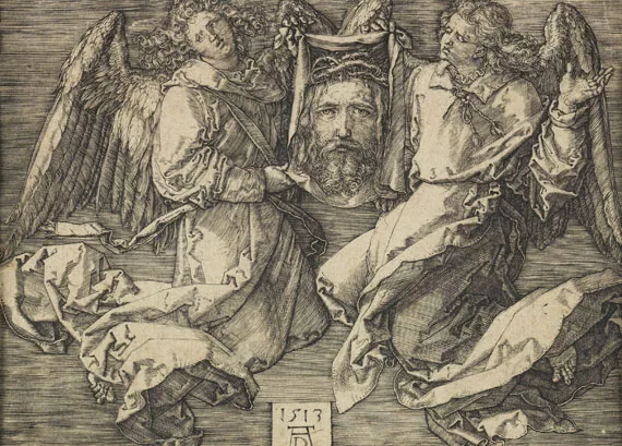 Albrecht Dürer — Schweißtuch, von zwei Engeln gehalten