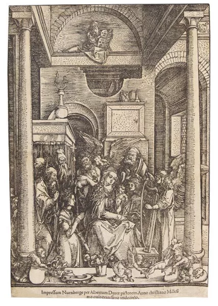 Albrecht Dürer — Mariens Verehrung (Verherrlichung Mariens)