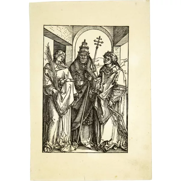 Albrecht Dürer — Die hl. Stephanus, Sixtus und Laurentius