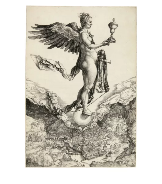Albrecht Dürer — Nemesis (Das grosse Glück) - Nemesis (The Great Fortune)